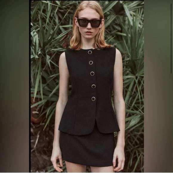 Zara Short Vest Jumpsuit - Picture 2 of 6